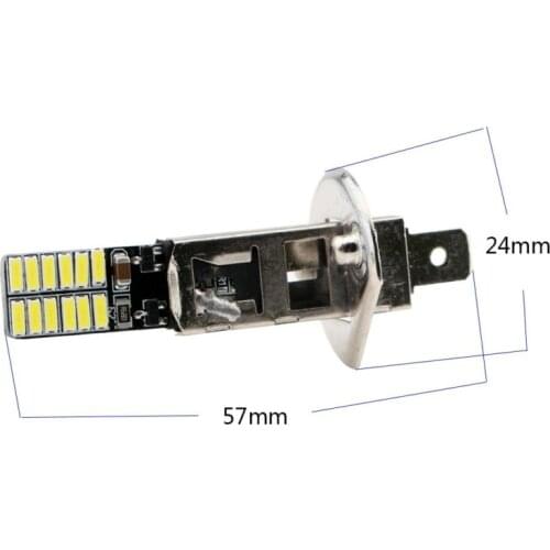 6500K Anti-Fog Lights 24-SMD 4014 Replacement Bright Brightness Vehicle
