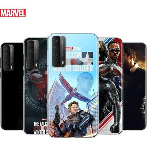 Transparent Cover Falcon Winter Soldier For Huaeri Y9S Y9A Y9 Y8P Y8S Y7 Y7A Y7P Y6P Y6S Y6 Y5P Y5 Pro Phone Case