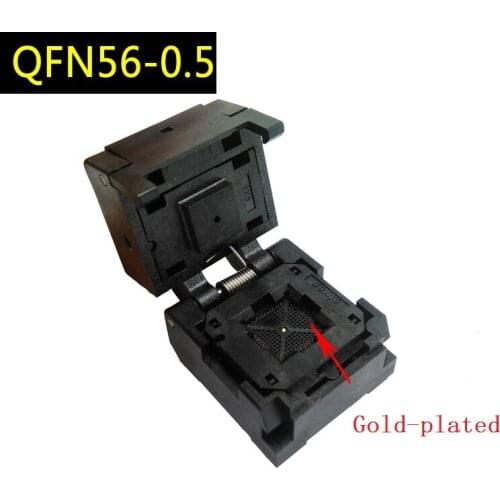 QFN56 Aging Seat 0.5 Chip Test Seat Flip Programming Seat IC550-0564-010-G