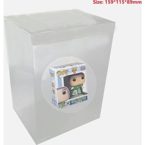 Ruitroliker 10pcs Protector Box Clear Plastic Shell Case Sleeve for Funko Pop 4 "Vinyl Figures