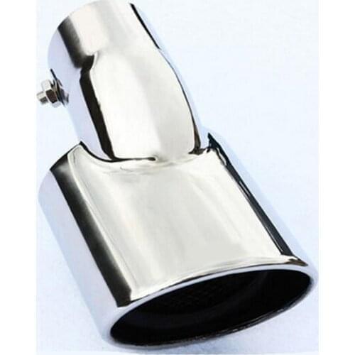 Car Styling Stainless Steel Exhaust Tail Rear Muffler Tip Pipe Stylish for Honda/CIVIC 9TH 2012 2013 2014