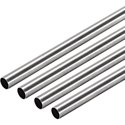 Uxcell 4 Pcs 6mm 7mm 8mm 9mm 10mm OD 304 Stainless Steel Round Tubing 250mm Length Seamless Straight Pipe Tube