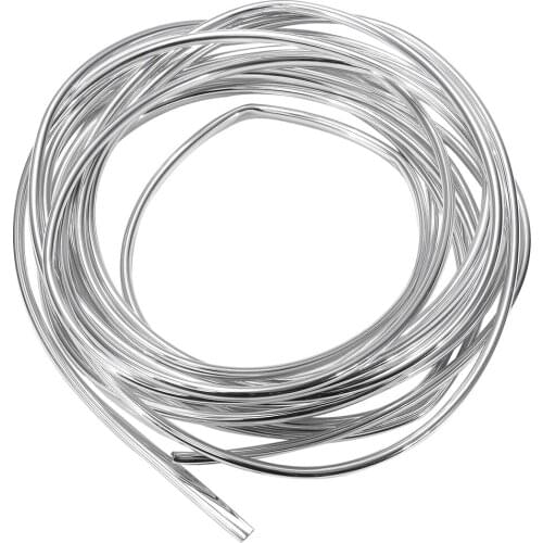 6M Car Side Door Edge Protector Defender Trim Guard Protection Strip Silver