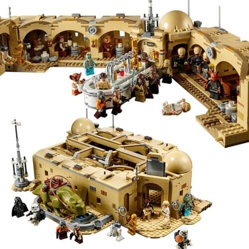 75290 New Star Mos Eisley Bistro Wars 3187pcs The Rise of Skywalker Building Blocks 60016 Toys For Children