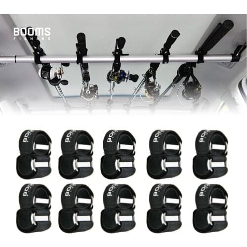 Booms Fishing RB2 Car Organizer Rod Holder Belt for Vehicle Clothes Bar DIY Rod Carrier