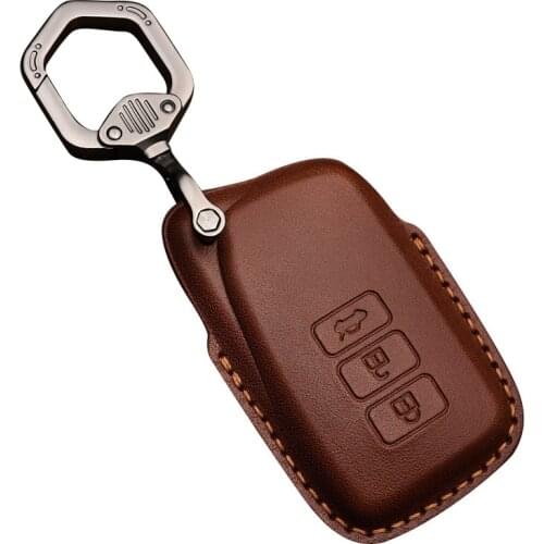 1pcs Genuine Leather Handmade Car Key Cover key Case For Lexus NX200 ES200 250 RX200t case Key shell ES RS GS IS LX NX Series