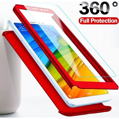 360 Full Body Case for VIVO Y11S Y91C Y20i Y12S V17 NEO Hard PC+ Tempered Glass Double Cover VIVO Y20S Y19 Y17 Y15 Y20SG Bumper