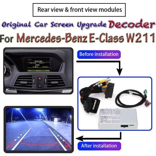 Rear Parking Camera Decoder For Mercedes-Benz E-Class W211 2009~2011 Adapter Original Car Upgrade System Screen Reversing Module
