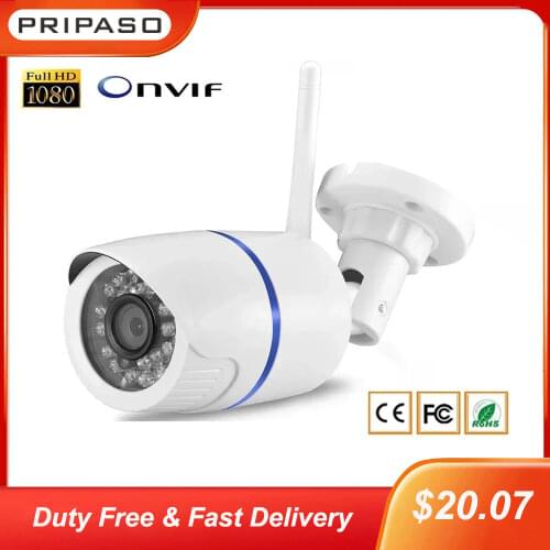 Wifi IP Bullet Camera 1080P 720P HD Security Outdoor Waterproof Camera Night Vision TF Card Slot CCTV Camera P2P Onvif Camhi