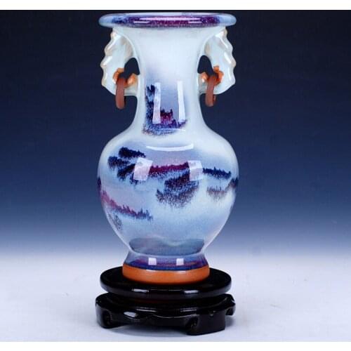 Jingdezhen ceramics porcelain antique vase of modern living room decoration sheet Home Furnishing classical ornaments