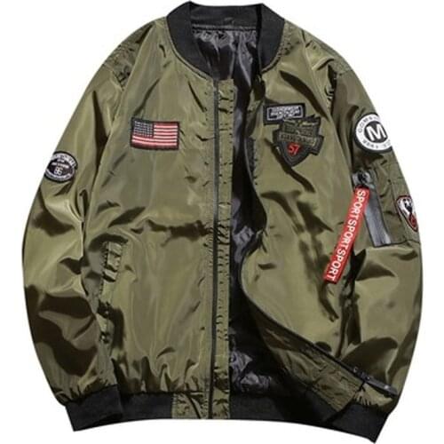 Mens Bomber Jackets Fashion Men Anorak Hip Hop Streetwear Jackets Male Casual Baseball Uniform Coats Clothing 4XL