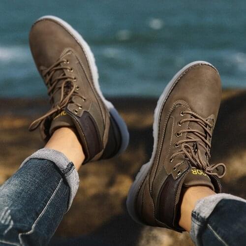 Wear mens sports top fashion Winter outdoor Casual leather sale hombre sneaker causal men hightop hot casual invierno man shoe