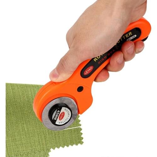 NICEYARD 45mm Premium Quilters Sewing Round Hob Cloth Cutter Cuts Fabric Leather Paper Vinyl Etc Blade Sharp Rotary Cutter