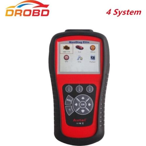 Orignal Autel Maxidiag Elite MD701 Code Reader for 4 system With Data Stream Function Asia Vehicles Update Online Free Shipping
