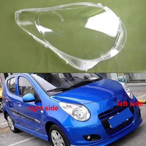 For Suzuki Alto 2009 2010 2011 2012 Glass Headlamp Cover Headlight Transparent Lampshade Cover Shell Replace Original Lampshade