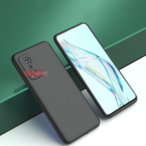 For ZTE Axon 30 Case Slim Soft Silicone Matte Phone Cover Black
