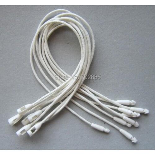 1000 pcs per lot quality waxed string Seal Tags Plastic Seal Hang Tag String free shipping