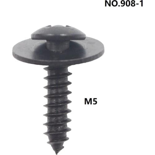 10x Cross self tapping Phillips Screws M5 M6 Metal Rivet Fastener Fixed Auto Car Body Fender Screws