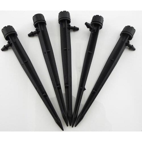 360 Degree Drippers 4/7 mm Hose Water Dripper Inserting Ground Garden Watering Aspersor Drip Irrigation Adjustable Sprinkler