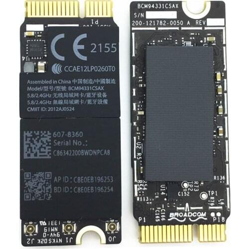Wifi Wireless Bluetooth Airport Card For Macbook Pro Retina 15" A1398 A1425 2012 BCM94331CSAX
