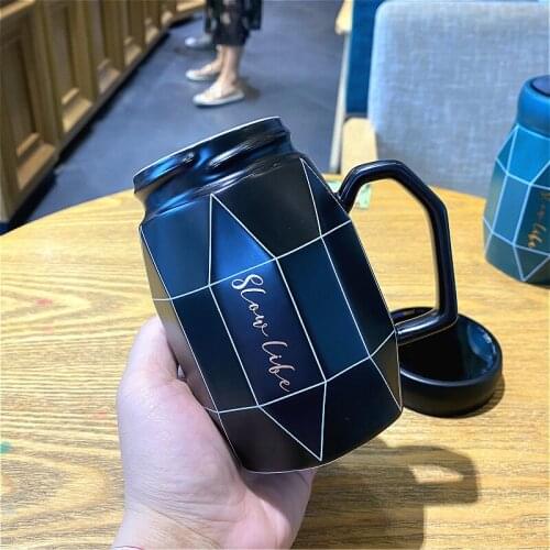 Large-capacity Multi-purpose Boys Mug with Lid Ceramic Coffee Drinking Cup Summer Girl Office Couple Gift Home Tea Milk Beer Mug