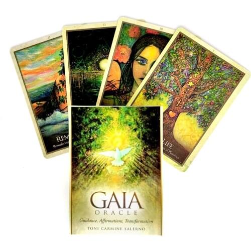 The Gaia oracle Card Tarot Cards Mystical Guidance Divination Entertainment Partys Board Game Supports Wholesale 45 Sheets/Box