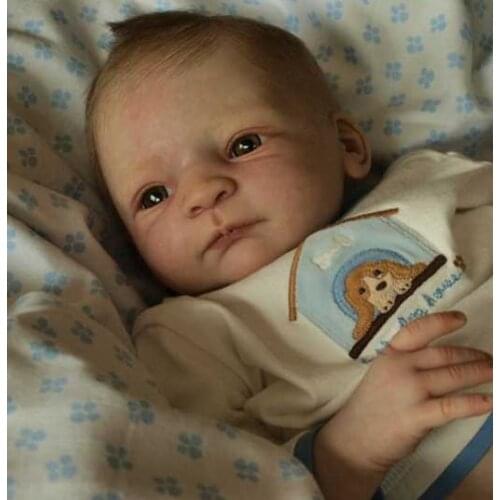 NPK 20inch Reborn Doll Kit Nils Sweet Baby Unfinished Doll Parts