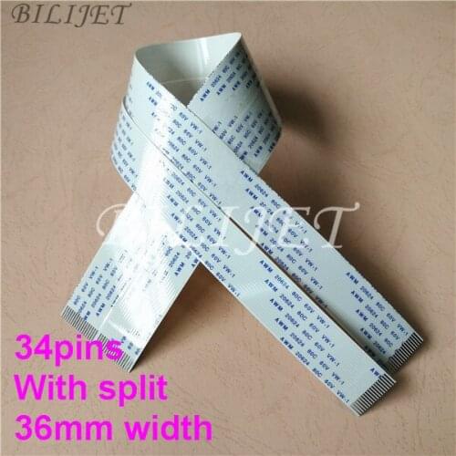 Large format printer F189 f196 f177 DX7 printhead data cable for Allwin Yongli Wit color Aoto Niprint DX7 head cable 34pins 40cm