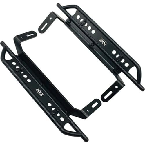 KYX Racing Side Step Running Boards Foot-Plate for 1/10 RC Crawler Car Traxxas TRX-4 TRX4 (Aluminum)