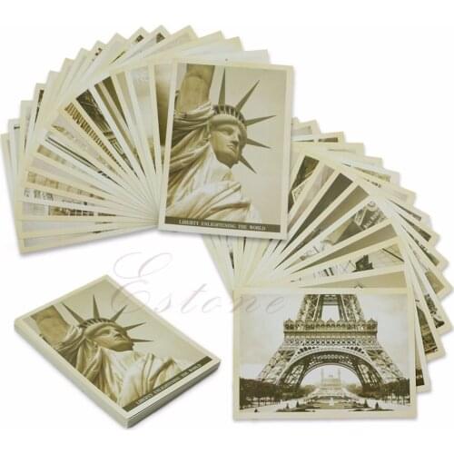 Lot of 32 Travel Postcard Retro Vintage Landscape Photo Picture Poster Post Card
