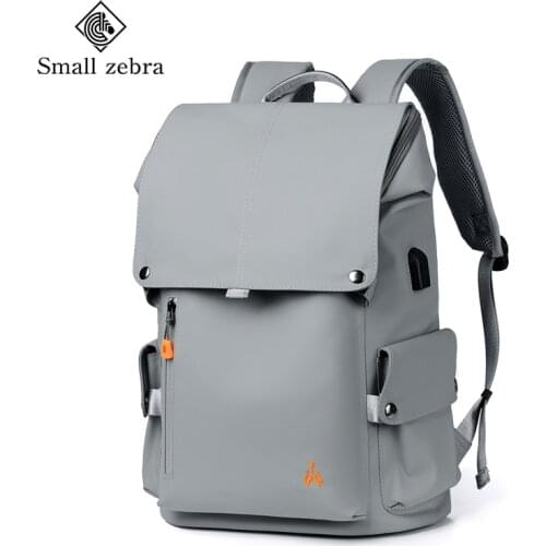 Mens Backpack College Student 15.6 inch Laptop Computer Schoolbag SimpleLarge-Capacity Leisure Travel Male Mochila