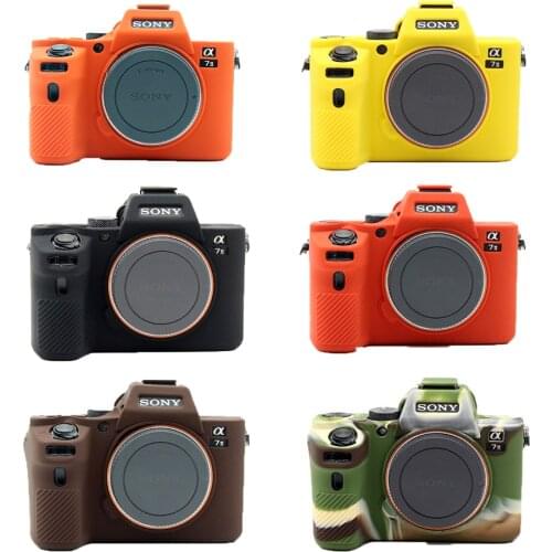Soft Silicone Camera case for Sony A7 II A7II A7R Mark 2 Rubber Protective Body Cover Case Skin