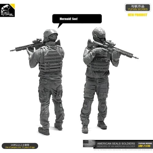 1/35 Resin Figure kits model Soldierself-assembled LOO-07