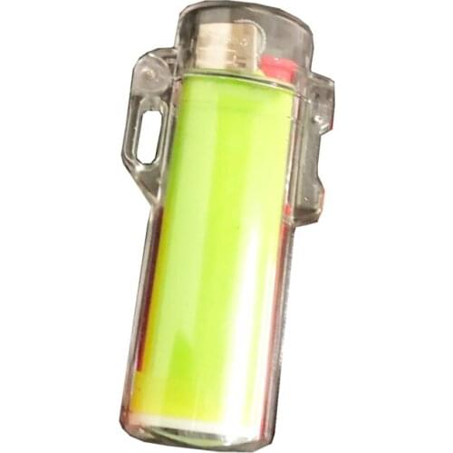 Outdoor Waterproof Plastic Transparent Lighter Case for BIC j3