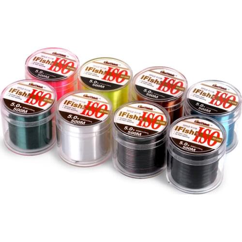 Fishing Line 450m 1.0#-8.0# Japanese Raw Silk Nylon Wear Resistant Freshwater Saltwater Lure