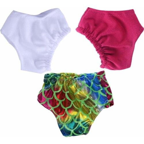Luckdolls new doll panties fit 14.5inch doll WellieWishers, childrens toys best doll accessories