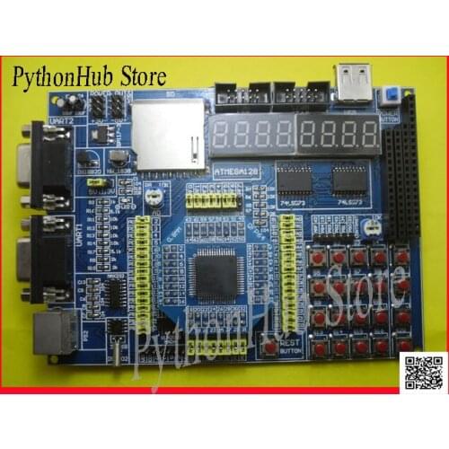 ATMEGA128 Development Board Experiment Board Supports SD Card TFT Color Screen Stepper Motor Infrared LCD
