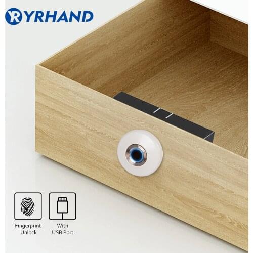 Semiconductor Keyless Fingerprint Drawer Cabinet Combination Smart Lock
