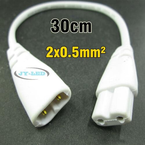 5pcs LED Tube Connector 2 Pin Corner Line Male and Female Connector Cable For T5 T8 LED Tube Connecting