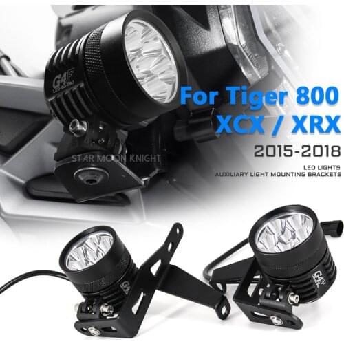 Auxiliary Light Mounting Brackets Spotlight Bracket Holder Spot Light Mount For Triumph Tiger800 Tiger 800 XCX XRX 2015 - 2018