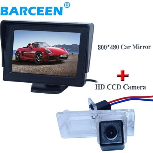 Assist parking car screen monitor +car reversing camera apply for Renault Fluence/Dacia Duster/Megane 3 for Nissan Terrano