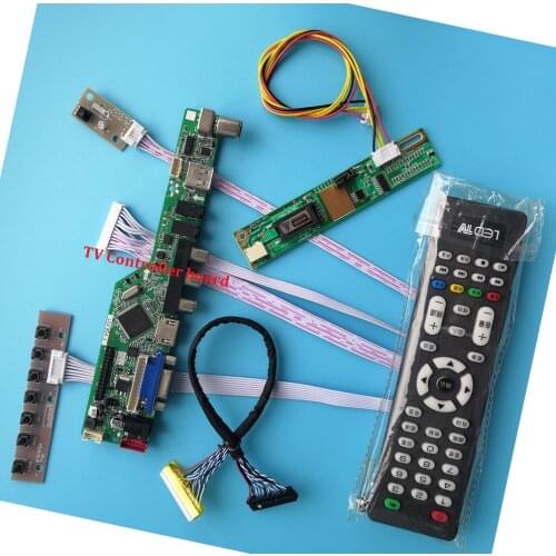 LCD LED AUDIO TV HDMI USB VGA AV 1CCFL lamps Controller driver Board For TX39D30VC1GAA 1280*800 display card