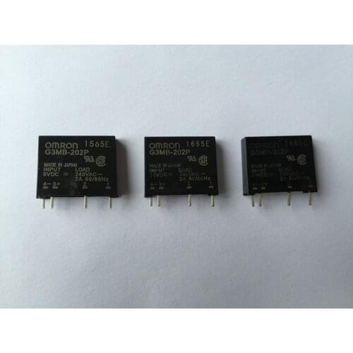 1PCS/Lot G3MB-202P-5VDC -12VDC-24VDC DC-AC SSR IN 5VD 12VDC 24VDC Out 240VAC 2A Solid State Relay