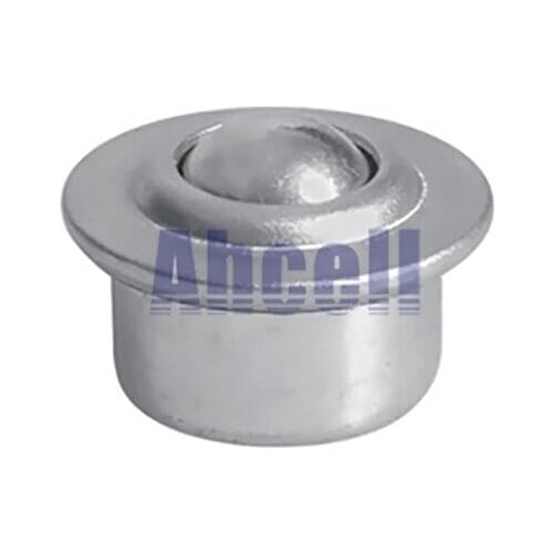 2pcs 7/8" steel ball 55kg capacity caster pressed steel ball-transfer-unit CY-22H tolerance ring roller stud ball transfer unit