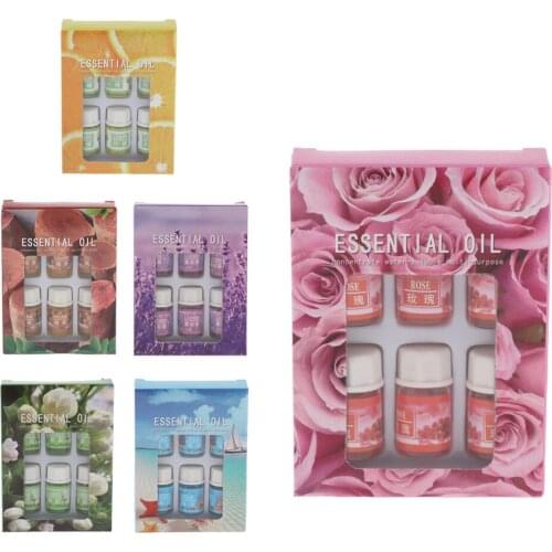 6pcs Water Soluble Aromatherapy Essential Oil Blends For Home SPA Salon 3ml