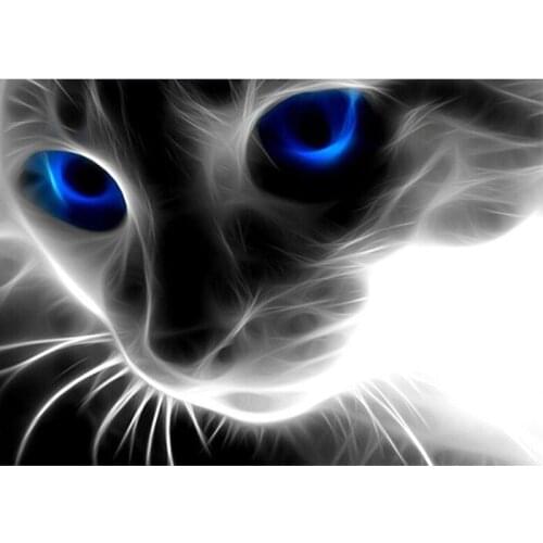 DIY 5D Diamond Mosaic Cartoon Cats Handmade Diamond Painting Cross Stitch Kits Diamond Embroidery Patterns Rhinestones Arts