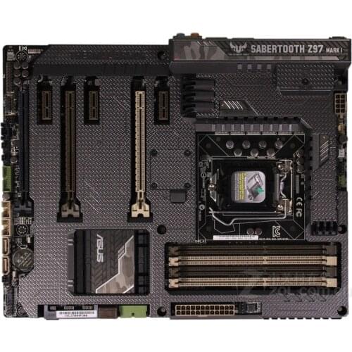 Asus SABERTOOTH Z97 MARK 1 Desktop Motherboard Z97 Socket LGA 1150 i7 i5 i3 DDR3 32G SATA3 ATX mainboard