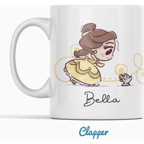 Clapper Beautiful Cup. Princess Cup Disney. Cup Beauty and Beast