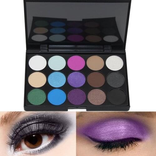 Smokey Eyeshadow Palette Ultimate Vegan Cosmetics Spotlight Kit De Maquillaje Profesional Black Watercolor Makeup Beauty Glazed