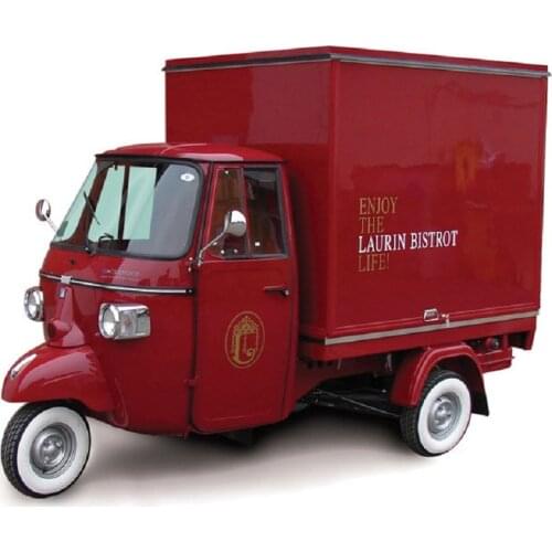 Electric motorcycle retail ice cream vending cart cargo food truck for sale